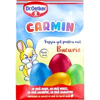 Vopsea gel pentru 40 de oua, Dr Oetker Bucurie, 4 culori