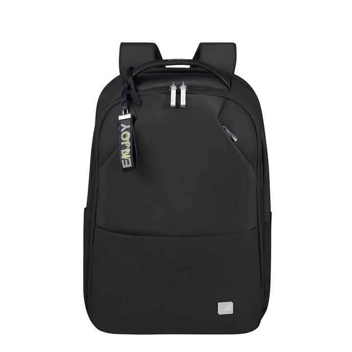 Rucsac pentru laptop, Samsonite, Poliester, Negru