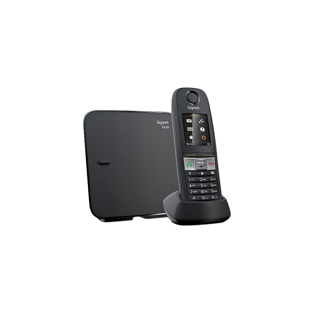 TELF Gigaset E630 Schnurlostelefon Schwarz (S30852-H2503-B101 ...