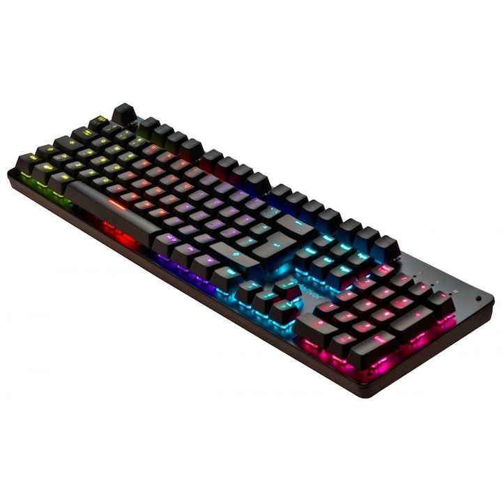 Геймърска клавиатура Gkk-330 Denver, RGB, Черна, 1