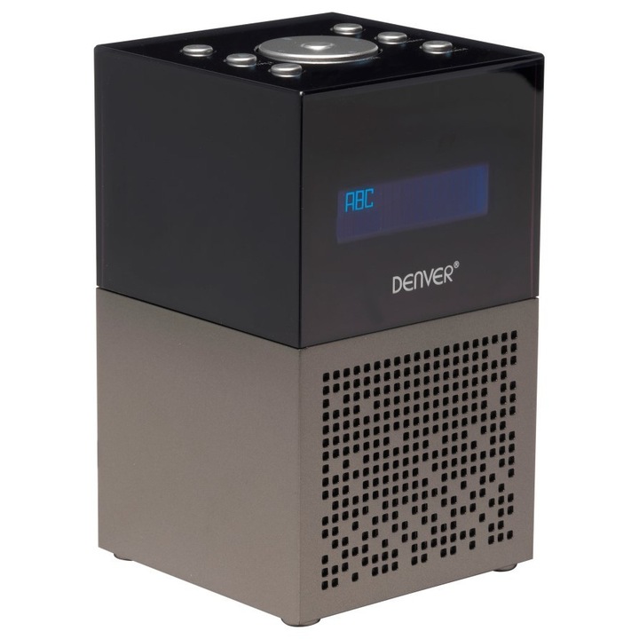Radio cu ceas, Denver, crd-510, cu dab+ si tuner fm, cu usb, pentru incarcarea smartphone-ului
