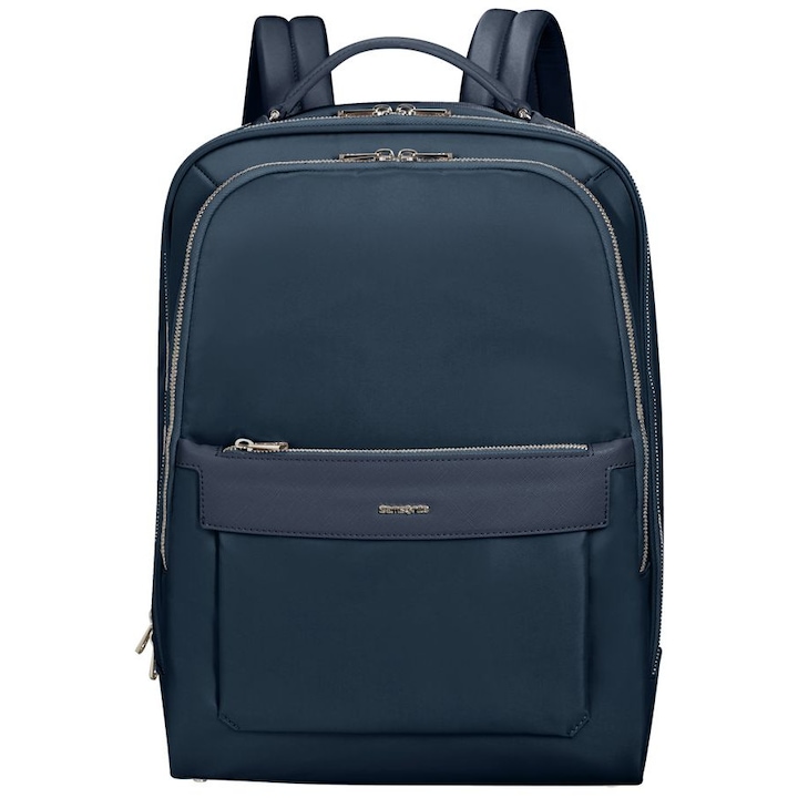 Rucsac laptop Zalia 2.0, Samsonite, Nylon, 15.6", Midnight Blue