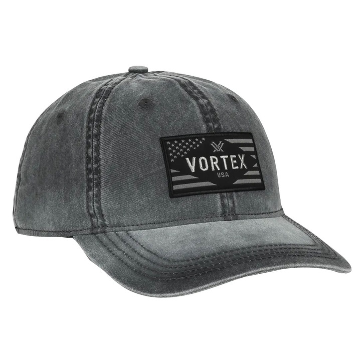 Férfi sapka, Vortex optika, pamut, fekete