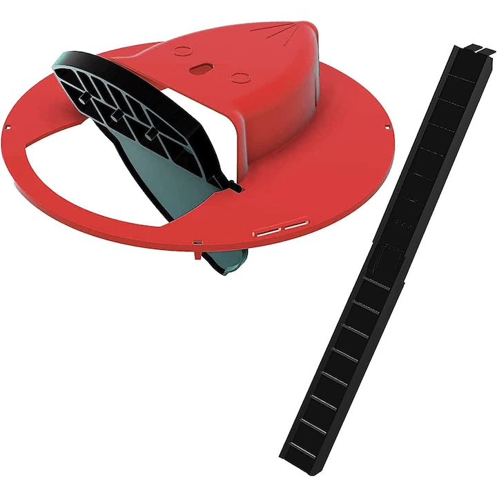 Capcana pentru sobolani, Pentru interior/exterior, Rosu/Negru