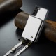 Калъф за Samsung Galaxy S21, CaseMe, кожа с много фина текстура, заден капак с портфейл, джоб с цип, 2 подвижни презрамки, RFID защита, стойка, Бяло