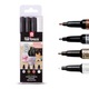 4 db Sakura marker készlet Pen Touch finom festékkel, fémes színekben