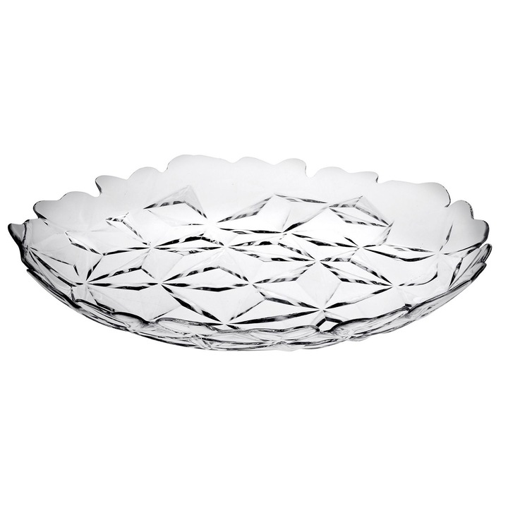 Platou oval din sticla, 33 x 25 cm, Pasabahce Estrella