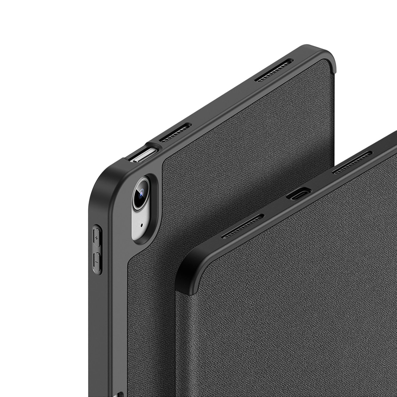 Husa DUX DUCIS DOMO pliabila cu depozitare creion pentru iPad 10 (2022) neagra
