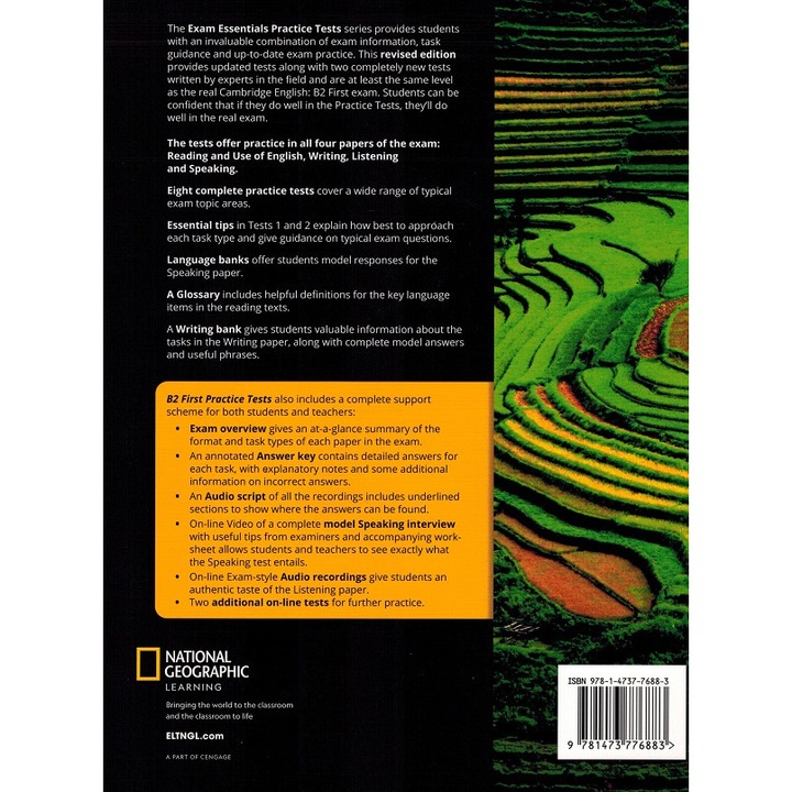 National Geographic, Exam Essentials Cambridge B2 First Practice Tests 2 kulccsal