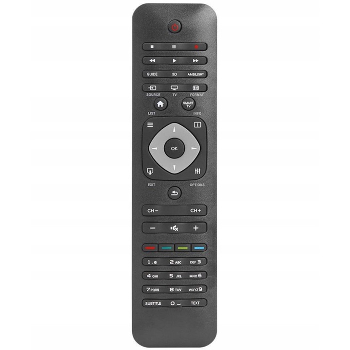Telecomanda universala pentru Smart TV Philips RM-L1128, x-remote, Negru