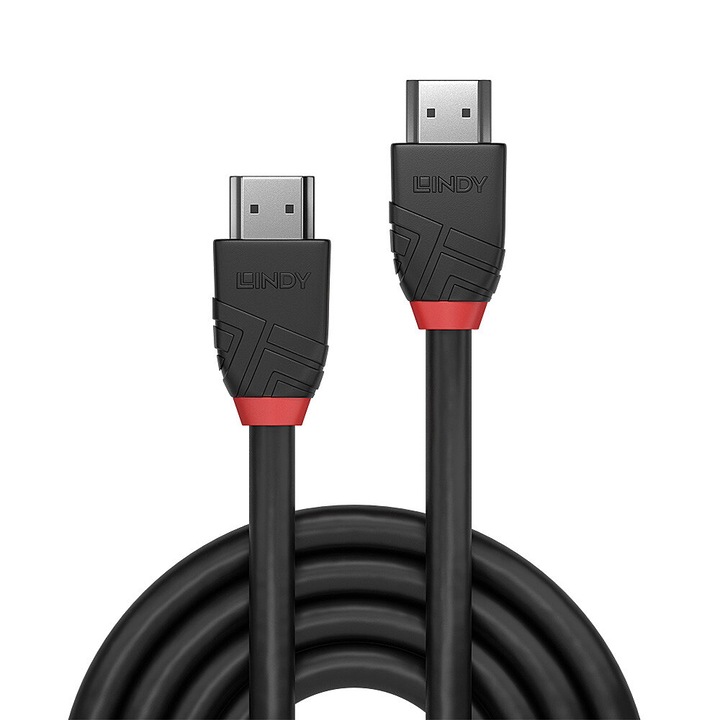 Кабел HDMI 2.1 Ultra LINDY Black Line LNY-36773, 8K, 60Hz, 3м