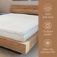 Topper Saltea Best Sleep H7 cm spuma poliuretanica, 180X200 cm, husa Aloe Vera Detasabila