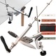 Sistem Profesional De Ascutit Cutite RETOO HandyTools, Reglaj Unghi 360°, Montare Pe Masa, 4 Pietre Abrazive 120, 320, 600, 1500, Otel Inoxidabil, 26.5x4.5x7cm, Compact, Ergonomic, Usor De Folosit, Pentru Bucatarie, Reglaj Unghi Fixabil Pentru Precisa
