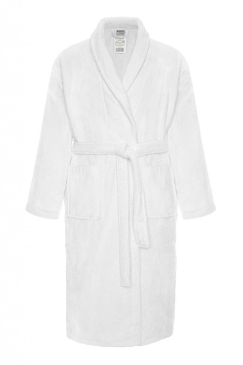 Halat de baie unisex Spod Igly i Nitki, Bumbac, Alb