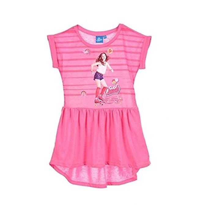 Rochie maneca scurta, Soy Luna, roz