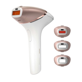 Epilator IPL Philips Lumea Prestige BRI956/00, Senzor Smartskin, utilizare cu sau fara fir, 250.000 impulsuri, accesoriu fata, corp, axila si inghinal, Auriu/Alb Epilator IPL Philips Lumea Prestige BRI956/00, Senzor Smartskin, utilizare cu sau fara fir, 250.000 impulsuri, accesoriu fata, corp, axila si inghinal, Auriu/Alb