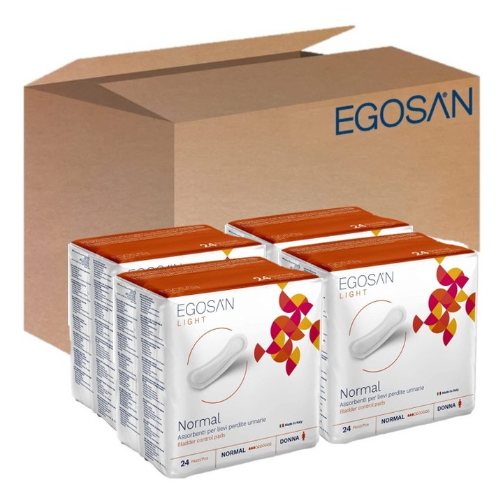 Set 4x Absorant Incontinenta Lady Egosan Light Normal 3pic 96buc
