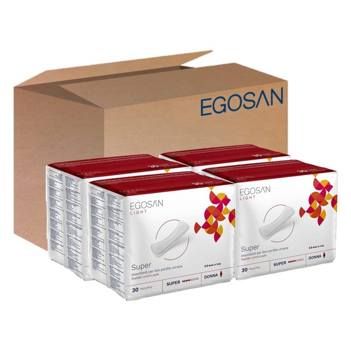 Set 4x Absorant Incontinenta Lady Egosan Light Super 5pic 120buc