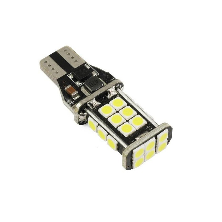 Bec auto, Interlook, LED, W16W, Argintiu