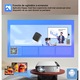 Videoproiector WowStep®, Android si Wi-Fi, Bluetooth, portabil, 3000 Lumeni, Rezolutie 1280 x 720 HD, Support 1080P, LED, HDMI, VGA, AV, USB, Audio, Mirroring pentru Android/IOS, difuzor integrat, telecomanda, Gri