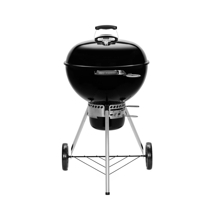 Gratar cu carbune model Master-Touch GBS E-5755, Weber, Otel/Aluminiu, Adancime 57 cm, Negru