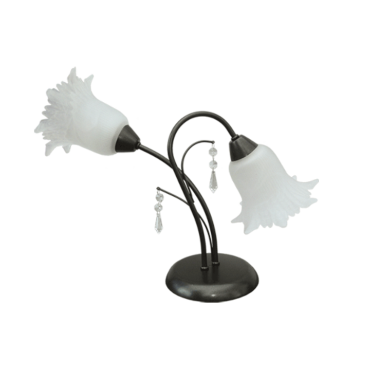 Lampa de masa Lightstyle Fino, 2xE27, Grafit