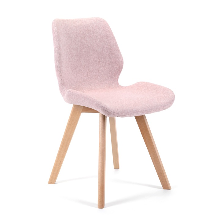 Akord SJ0159 szék, rózsaszín, modern design, 55x60x85cm