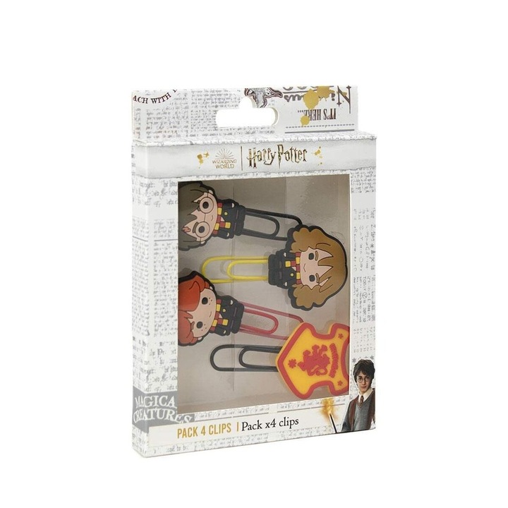Set 4 agrafe, Harry Potter