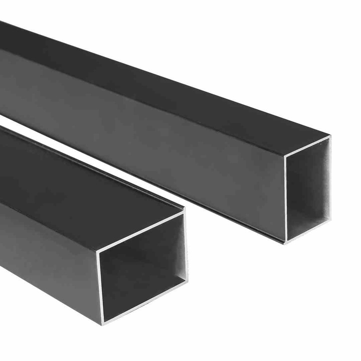 Extensie pentru usa dus, Ream, Aluminiu, 195 cm, Negru
