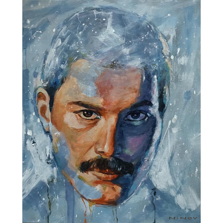 Puzzle ITA ART, Freddie, 50x70cm, 1000 piese, Multicolor