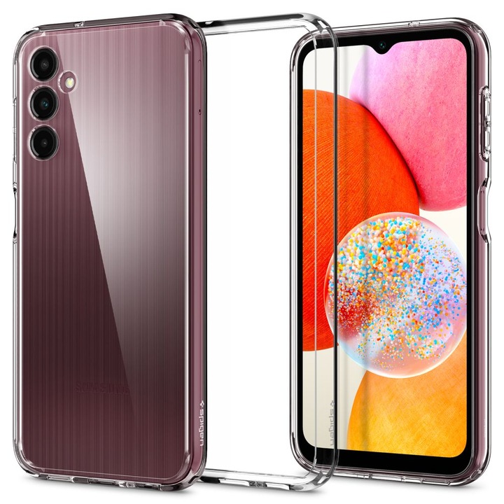 Spigen Ultra Hybrid tok Samsung Galaxy A14 4G / LTE telefonhoz, átlátszó