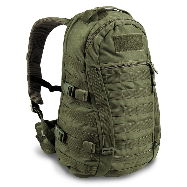 Туристическа раница, Wisport, 25 л, полиестер, зелена