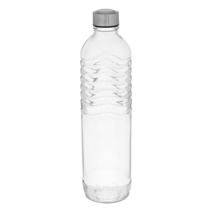 Herum® контейнер за напитки, стъклен, с капак, 1,25 л, прозрачен