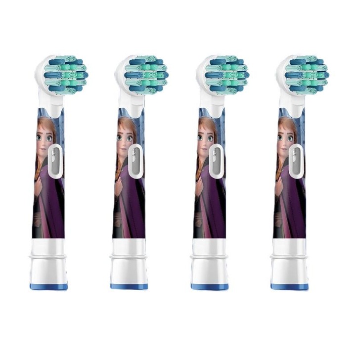 Set 4 capete Oral-B pentru periuta de dinti electrica Kids Stages Power Frozen