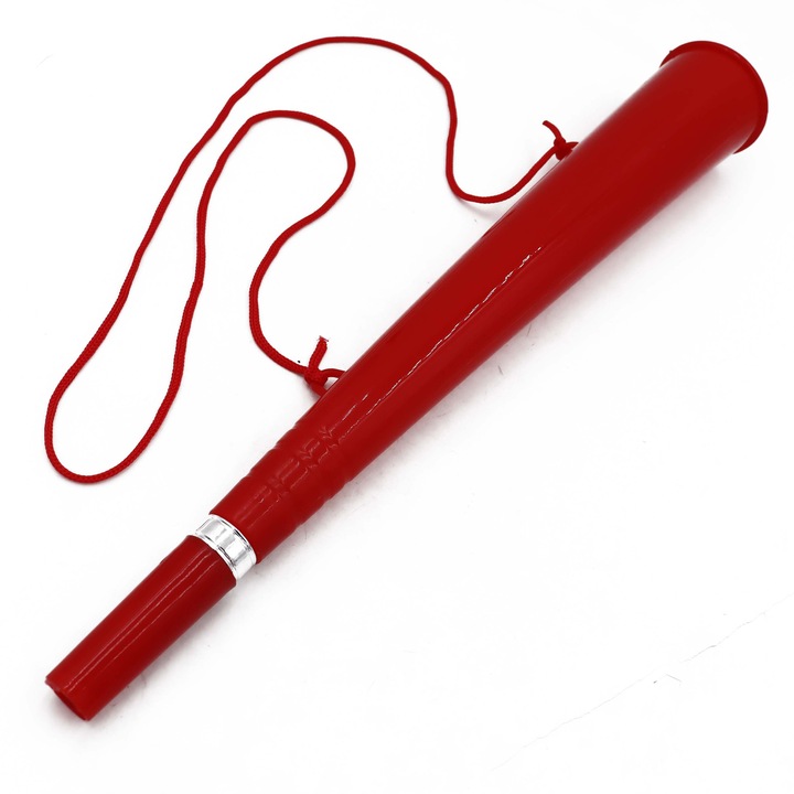 100 darabos készlet Egyszerű Vuvuzela, Kürt, Partikra, Stadionba, Gyűlésekre, Piros Zsinórral, 36 cm, Dalimag