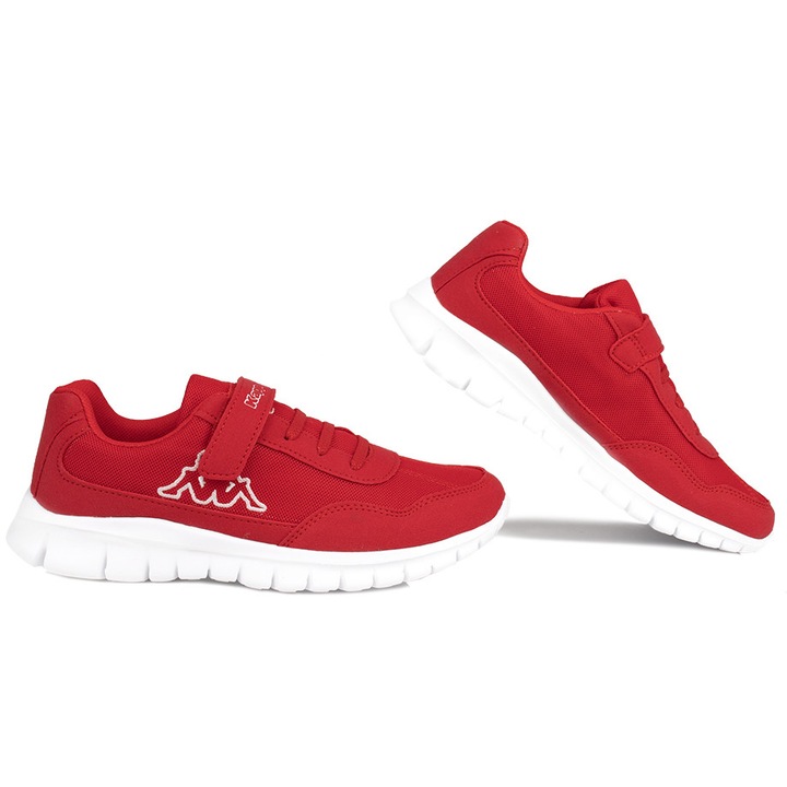 Детски тенис обувки Junior Follow K, Kappa, Текстил, Червени, Многоцветен