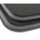 Set 4, Covorase, MOTOS, pentru Mini COOPER III S de la 2014, Negru Velur cu Garnitura din Mat Negru