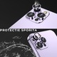 Folie Camera Daden din sticla pentru iPhone 14 Pro Max, Full Cover, Protectie Profesionala, Ultra Rezistenta, Calitate Premium, Mov
