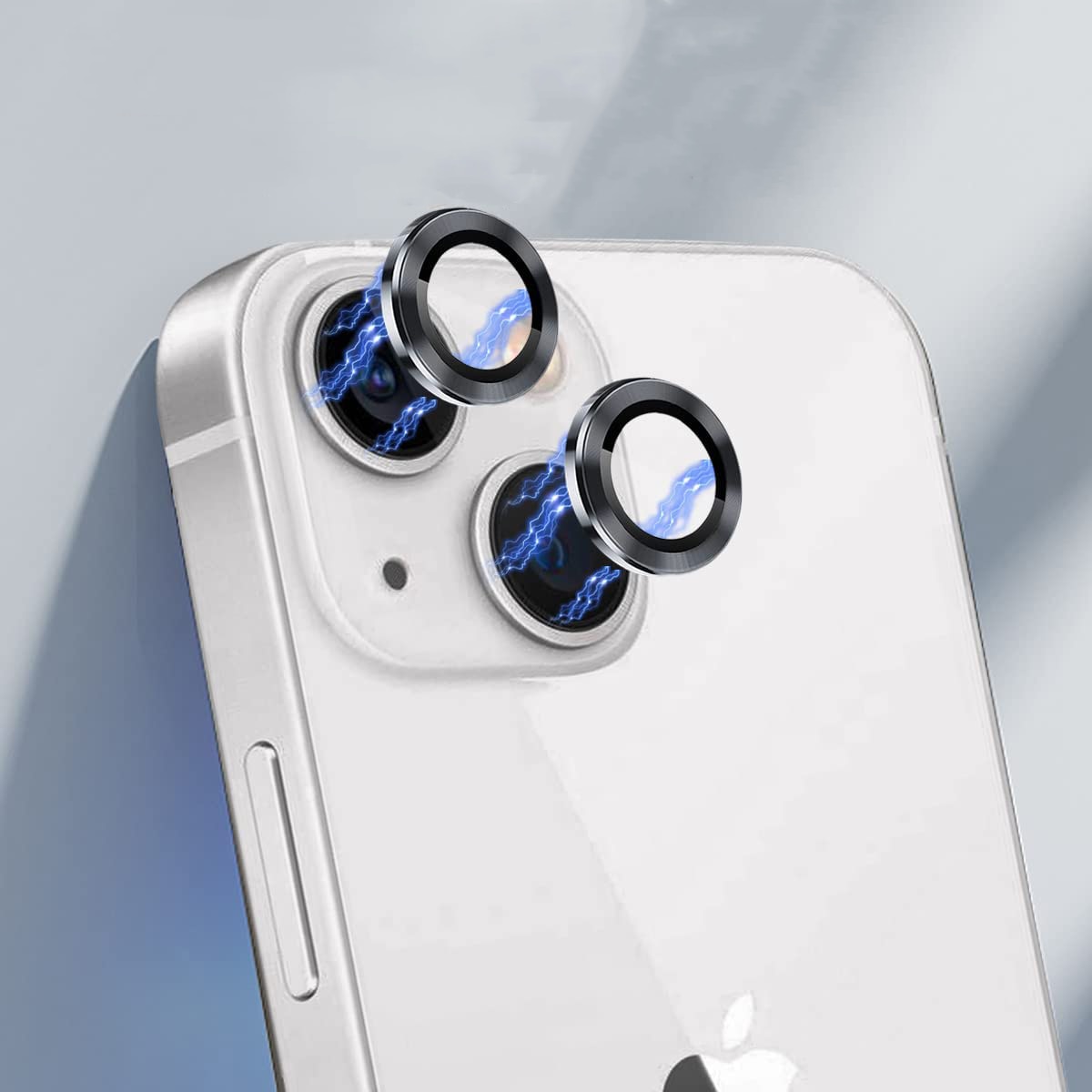 Folie Camera Daden din sticla pentru iPhone 14, Full Cover, Protectie Profesionala, Ultra Rezistenta, Calitate Premium, Negru