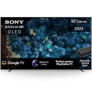 Televizor Sony BRAVIA OLED 55A80L, 139 cm, Smart Google TV, 4K Ultra HD, 100 Hz, Clasa G (Model 2023)