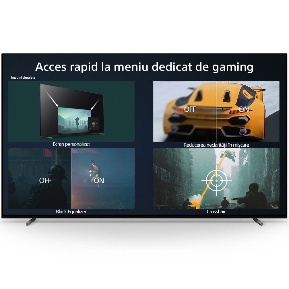 Televizor Sony BRAVIA OLED 65A80L, 164 cm, Smart Google TV, 4K Ultra HD, 100 Hz, Clasa F