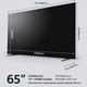 Телевизор Sony BRAVIA OLED 65A80L, 65" (164 см), Smart Google TV, 4K Ultra HD, 100 Hz, Клас F (Модел 2023)