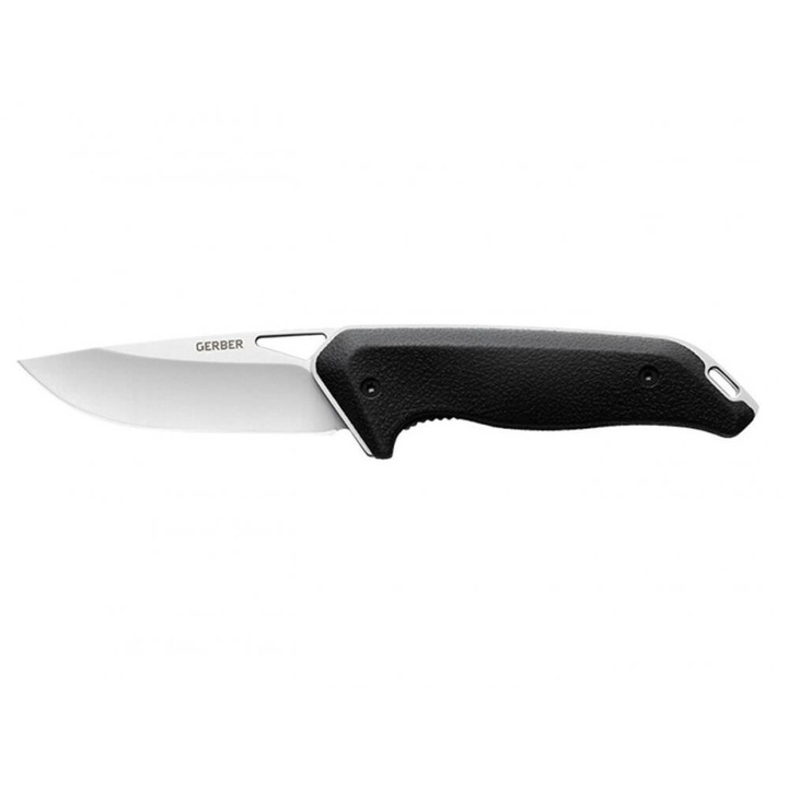 Cutit model Moment Folder DP, Gerber, Otel inoxidabil, Blocare linerlock, 21,6 cm, Lama 8,9 cm, Negru