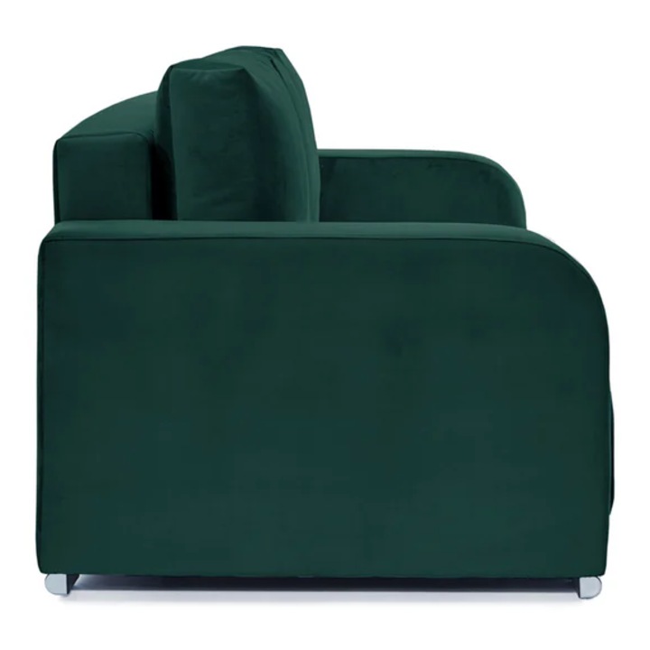 Canapea Extensibila 3 locuri DIEGO, cu lada de depozitare, 230x92x90 cm, Verde