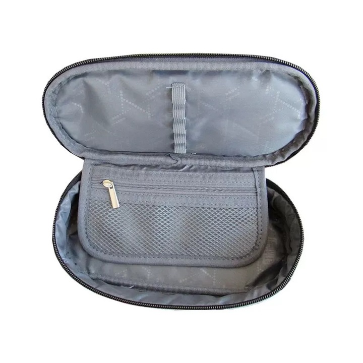 Penar borseta 1 compartiment, 1 extensie, oval, Majewski, Colectia K-Pop Lover, PC-01, 22x9.5x5 cm