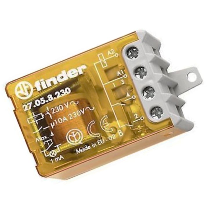 Releu pas cu pas Finder 27.05.8.230.0000, montare in doza