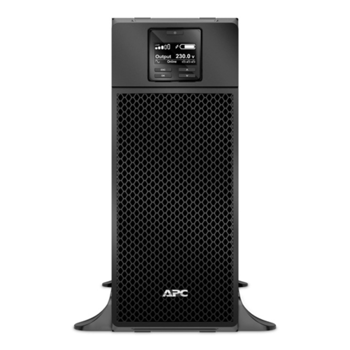 APC SRT6KXLI Непрекъсваемо захранване, 6000VA, LCD, 230V, ONLINE, ракова кула, разширяемо