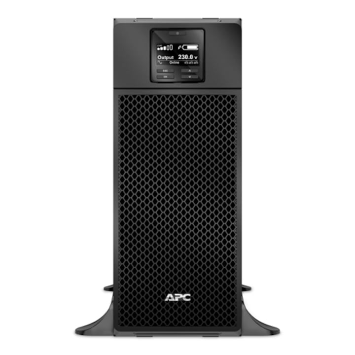 APC SRT6KXLI Непрекъсваемо захранване, 6000VA, LCD, 230V, ONLINE, ракова кула, разширяемо