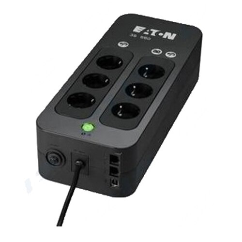 UPS, EATON, 3S550DIN, 550 VA, USB, Negru