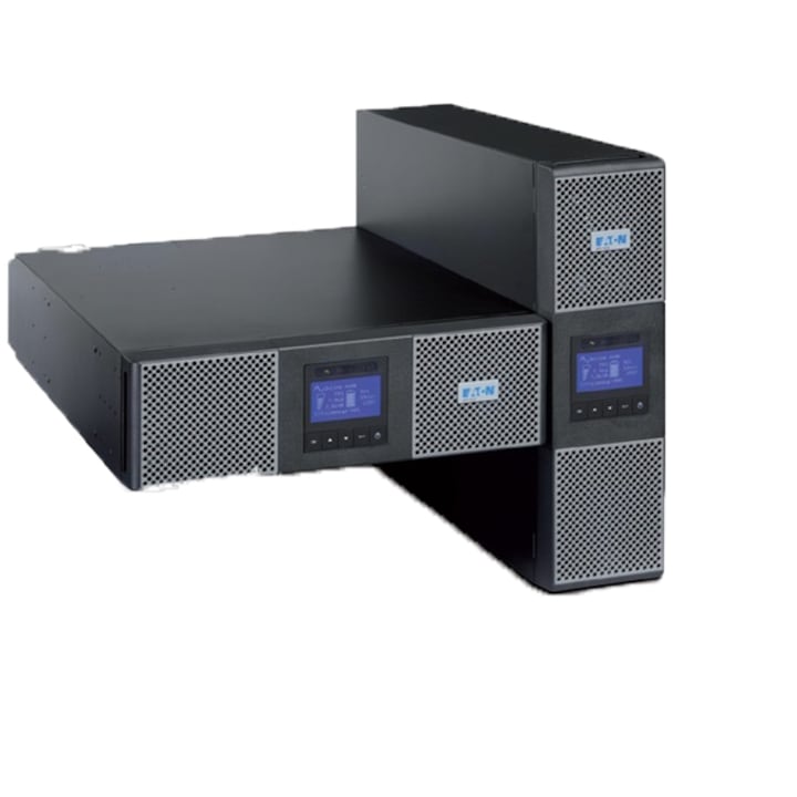 Непрекъсваемо захранване, EATON, 9PX 5000i RT3U Netpack 5000VA, 230V, ONLINE, Rack(3U)/tower, Черен